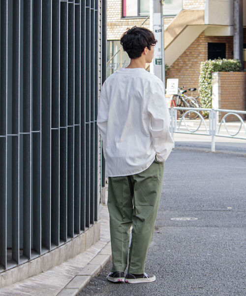 GLOSTER（グロスター）の「【GLOSTER/グロスター】ワンタックトラウザーズ（その他パンツ・メンズ・ベージュ/オリーブ/インディゴブルー・MEDIUM/LARGE）」の22枚目の写真