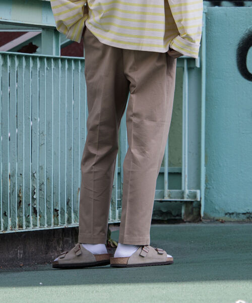 GLOSTER（グロスター）の「【GLOSTER/グロスター】ワンタックトラウザーズ（その他パンツ・メンズ・ベージュ/オリーブ/インディゴブルー・MEDIUM/LARGE）」の5枚目の写真
