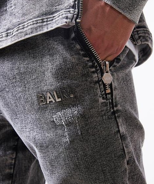 BALR. グレー フード付きジャケットとスウェットパンツセット　上下セット BALR. 迷彩柄スウェットパンツ・フード付きトップスセットアップ