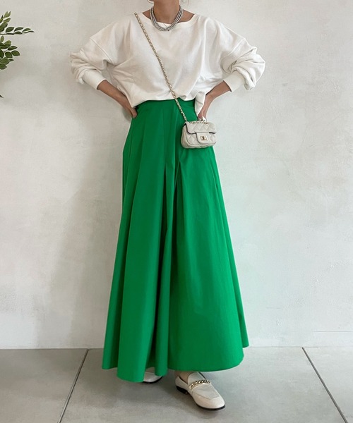 DouDou（ドゥドゥ）の「スウェットプルオーバー（Tシャツ/カットソー・レディース・ホワイト/チャコールグレー/グレー/ピンク/バイオレット/ブルー・FREE）」の22枚目の写真