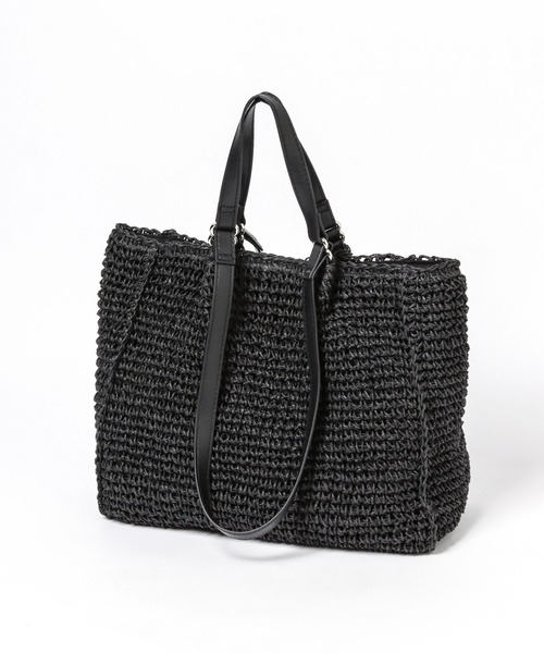 LEPSIM（レプシィム）の「ペーパーソフト2WAYトート　263003（トートバッグ・レディース・ベージュ/ダークブラウン/ブラック・ONE SIZE）」の8枚目の写真