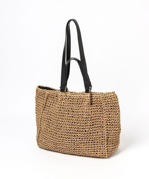 LEPSIM（レプシィム）の「ペーパーソフト2WAYトート　263003（トートバッグ・レディース・ベージュ/ダークブラウン/ブラック・ONE SIZE）」の11枚目の写真