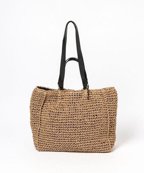 LEPSIM（レプシィム）の「ペーパーソフト2WAYトート　263003（トートバッグ・レディース・ベージュ/ダークブラウン/ブラック・ONE SIZE）」の13枚目の写真