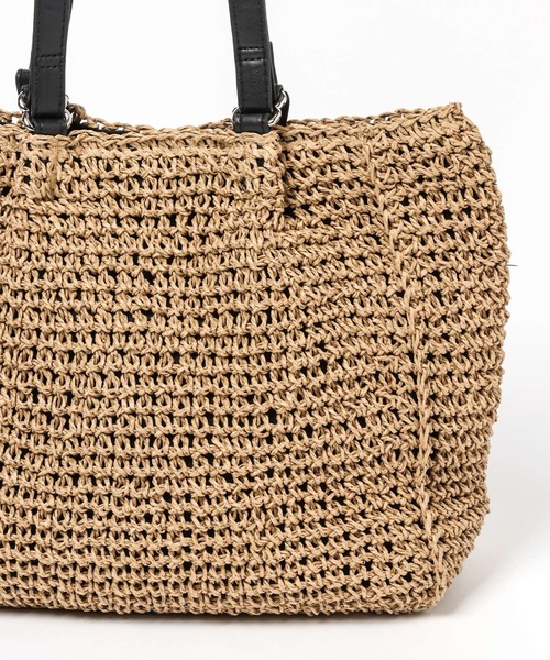 LEPSIM（レプシィム）の「ペーパーソフト2WAYトート　263003（トートバッグ・レディース・ベージュ/ダークブラウン/ブラック・ONE SIZE）」の16枚目の写真