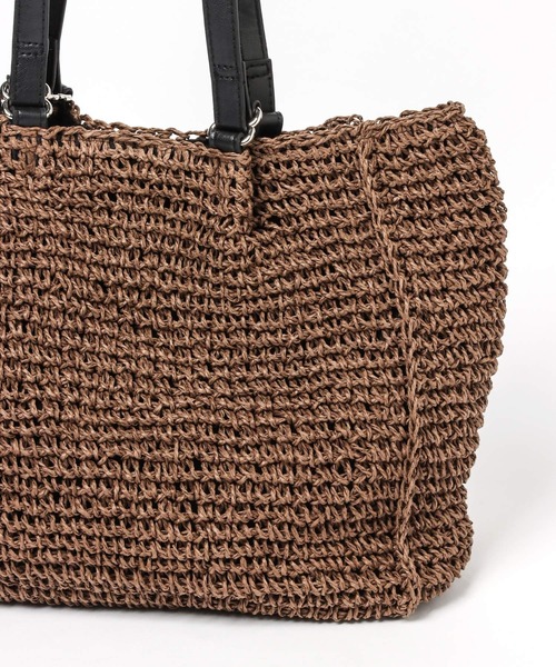 LEPSIM（レプシィム）の「ペーパーソフト2WAYトート　263003（トートバッグ・レディース・ベージュ/ダークブラウン/ブラック・ONE SIZE）」の15枚目の写真