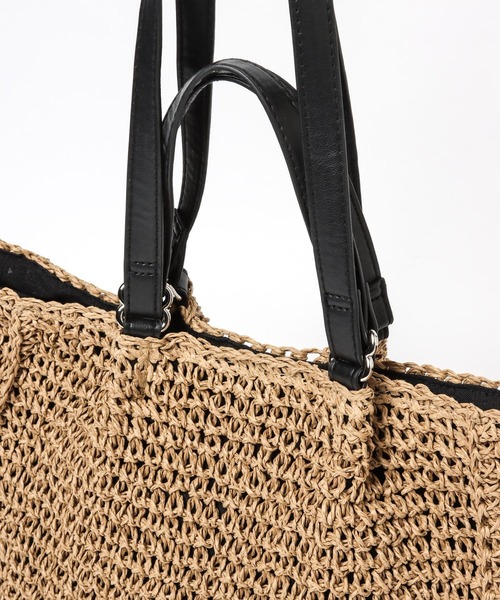 LEPSIM（レプシィム）の「ペーパーソフト2WAYトート　263003（トートバッグ・レディース・ベージュ/ダークブラウン/ブラック・ONE SIZE）」の17枚目の写真