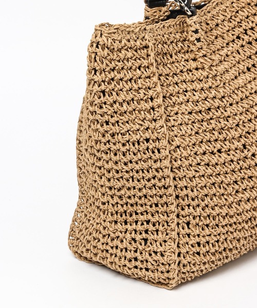 LEPSIM（レプシィム）の「ペーパーソフト2WAYトート　263003（トートバッグ・レディース・ベージュ/ダークブラウン/ブラック・ONE SIZE）」の20枚目の写真