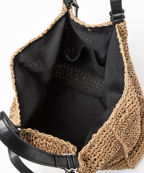 LEPSIM（レプシィム）の「ペーパーソフト2WAYトート　263003（トートバッグ・レディース・ベージュ/ダークブラウン/ブラック・ONE SIZE）」の22枚目の写真