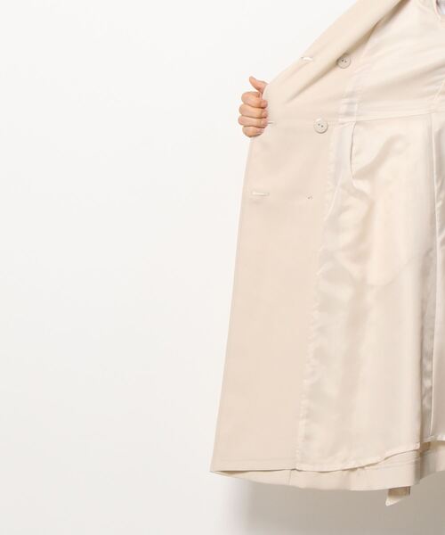 MISCH MASCH（ミッシュマッシュ）の「ベーシックトレンチコート（トレンチコート・レディース・ネイビー/ベージュ・MEDIUM）」の5枚目の写真