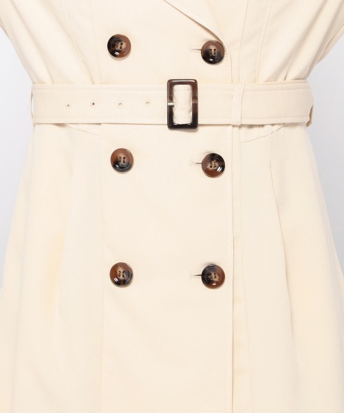 MISCH MASCH（ミッシュマッシュ）の「ベーシックトレンチコート（トレンチコート・レディース・ネイビー/ベージュ・MEDIUM）」の10枚目の写真