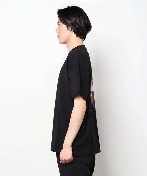 A4A（エーフォーエー）の「A4A/エーフォーエー/C.FLOWER SST（Tシャツ/カットソー・メンズ・ホワイト/ブラック・FREE）」の4枚目の写真