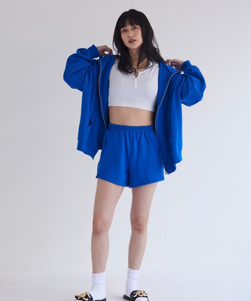 FIG&VIPER（フィグアンドバイパー）の「サイドボタンSP（その他パンツ・レディース・ブラック/グレー/ブルー/パープル・FREE）」の12枚目の写真