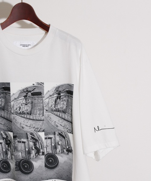 JANESMITH(ジェーンスミス)の「JANESMITH ジェーンスミス / ANTHONY IN BROOKLYN SHORT SLEEVE T-SHIRT グラフィックプリントビッグシルエットTシャツ / 22WCT-#456S-MO(Tシャツ/カットソー・レディース・ホワイト/ブラック・SMALL/MEDIUM/LARGE/X-LARGE)」の10枚目の写真
