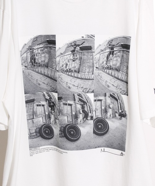 JANESMITH(ジェーンスミス)の「JANESMITH ジェーンスミス / ANTHONY IN BROOKLYN SHORT SLEEVE T-SHIRT グラフィックプリントビッグシルエットTシャツ / 22WCT-#456S-MO(Tシャツ/カットソー・レディース・ホワイト/ブラック・SMALL/MEDIUM/LARGE/X-LARGE)」の3枚目の写真