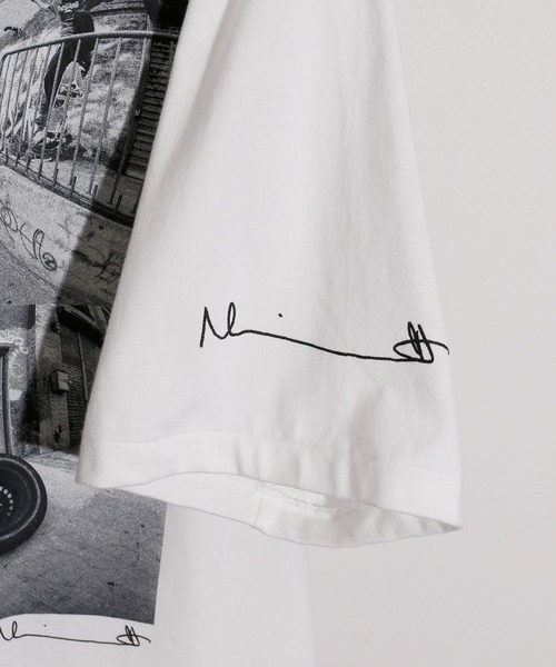 JANESMITH(ジェーンスミス)の「JANESMITH ジェーンスミス / ANTHONY IN BROOKLYN SHORT SLEEVE T-SHIRT グラフィックプリントビッグシルエットTシャツ / 22WCT-#456S-MO(Tシャツ/カットソー・レディース・ホワイト/ブラック・SMALL/MEDIUM/LARGE/X-LARGE)」の5枚目の写真