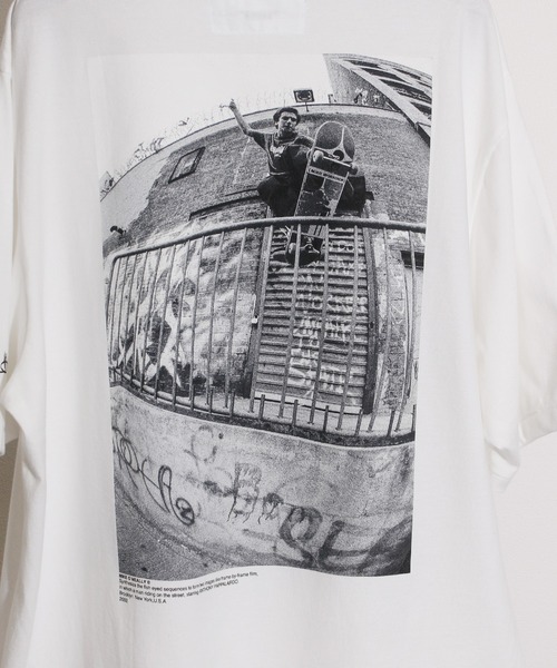 JANESMITH(ジェーンスミス)の「JANESMITH ジェーンスミス / ANTHONY IN BROOKLYN SHORT SLEEVE T-SHIRT グラフィックプリントビッグシルエットTシャツ / 22WCT-#456S-MO(Tシャツ/カットソー・レディース・ホワイト/ブラック・SMALL/MEDIUM/LARGE/X-LARGE)」の8枚目の写真