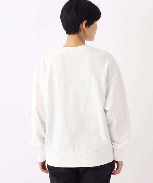 OPAQUE.CLIP（オペークドットクリップ）の「◆【大草直子さんコラボ】スウェット風トップス（Tシャツ/カットソー・レディース・ブルー/ベビーピンク/ホワイト系/グリーン系・40/38/36）」の7枚目の写真
