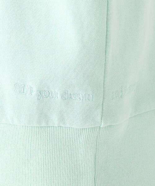 OPAQUE.CLIP（オペークドットクリップ）の「◆【大草直子さんコラボ】スウェット風トップス（Tシャツ/カットソー・レディース・ブルー/ベビーピンク/ホワイト系/グリーン系・40/38/36）」の11枚目の写真