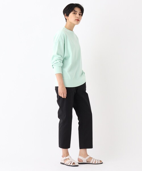 OPAQUE.CLIP（オペークドットクリップ）の「◆【大草直子さんコラボ】スウェット風トップス（Tシャツ/カットソー・レディース・ブルー/ベビーピンク/ホワイト系/グリーン系・40/38/36）」の12枚目の写真