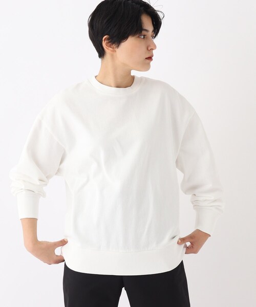 OPAQUE.CLIP（オペークドットクリップ）の「◆【大草直子さんコラボ】スウェット風トップス（Tシャツ/カットソー・レディース・ブルー/ベビーピンク/ホワイト系/グリーン系・40/38/36）」の20枚目の写真