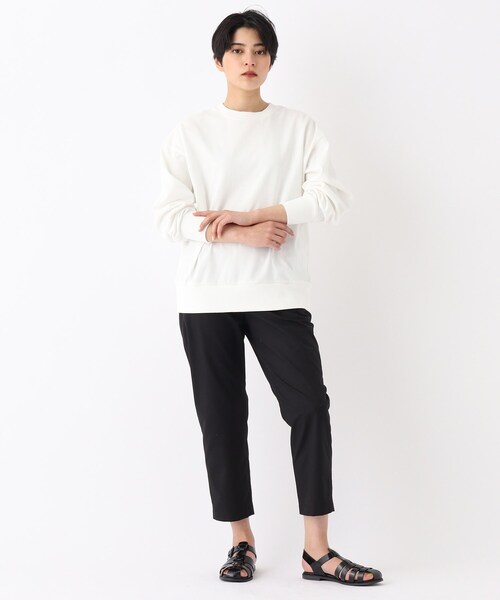 OPAQUE.CLIP（オペークドットクリップ）の「◆【大草直子さんコラボ】スウェット風トップス（Tシャツ/カットソー・レディース・ブルー/ベビーピンク/ホワイト系/グリーン系・40/38/36）」の21枚目の写真
