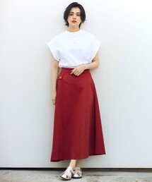 OPAQUE.CLIP | ◆【大草直子さんコラボ】アシンメトリーフレアスカート(スカート)