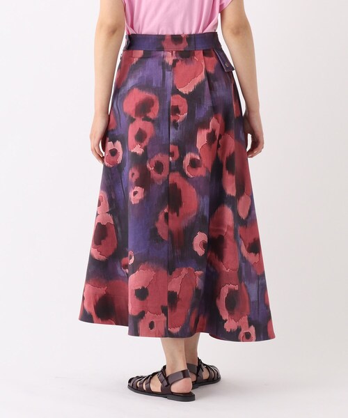 OPAQUE.CLIP(オペークドットクリップ)の「◆【大草直子さんコラボ】アシンメトリーフレアスカート(スカート・レディース・ブラック/サンドベージュ/レッド/ピンク系・40/38/42/36)」の8枚目の写真