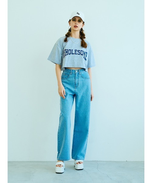 ENVYM(アンビー)の「ハイウエストデニムPT(デニムパンツ・レディース・ブラック/ブルー・S/M)」の16枚目の写真