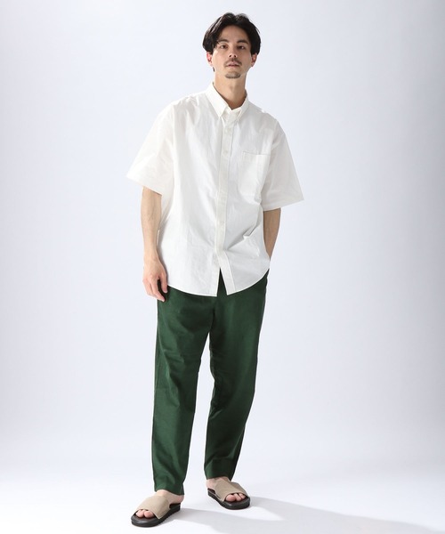 niko and...(ニコアンド)の「スタンダードテック5分袖シャツ(シャツ/ブラウス・メンズ・ホワイト/サックスブルー・SMALL/MEDIUM/LARGE)」の21枚目の写真