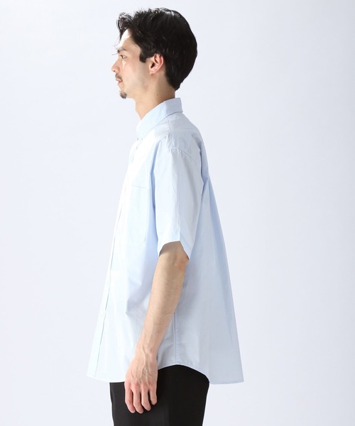 niko and...(ニコアンド)の「スタンダードテック5分袖シャツ(シャツ/ブラウス・メンズ・ホワイト/サックスブルー・SMALL/MEDIUM/LARGE)」の14枚目の写真