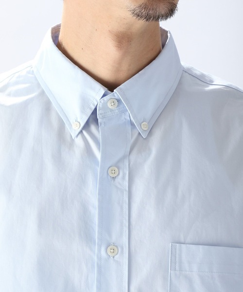 niko and...(ニコアンド)の「スタンダードテック5分袖シャツ(シャツ/ブラウス・メンズ・ホワイト/サックスブルー・SMALL/MEDIUM/LARGE)」の9枚目の写真