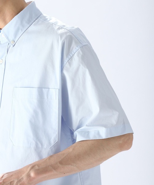 niko and...(ニコアンド)の「スタンダードテック5分袖シャツ(シャツ/ブラウス・メンズ・ホワイト/サックスブルー・SMALL/MEDIUM/LARGE)」の20枚目の写真