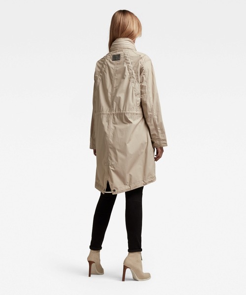 G-STAR（ジースター）の「FISHTAIL PARKA/ミリタリー（モッズコート・レディース・ライトベージュ・SMALL/MEDIUM/X-SMALL）」の3枚目の写真