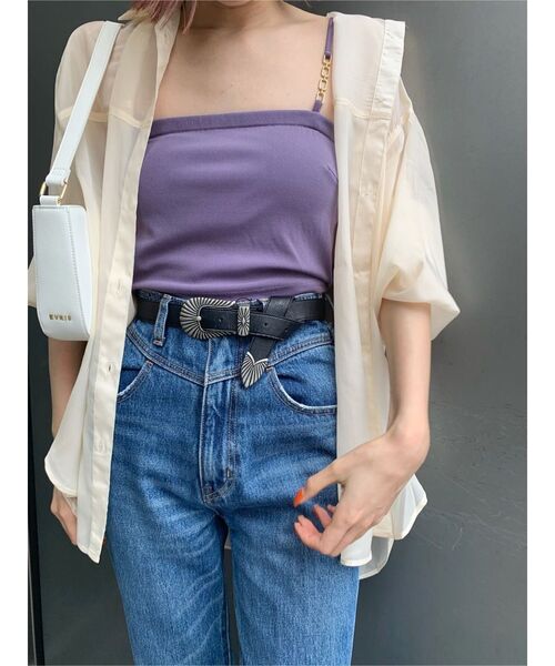 EVRIS(エヴリス)の「シアーオーバーシャツ(シャツ/ブラウス・レディース・ホワイト/ブラック/ブルー/その他1・FREE)」の6枚目の写真