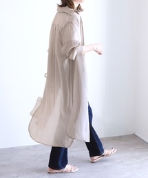 reca | シアーボイルシャツワンピース(シャツワンピース)