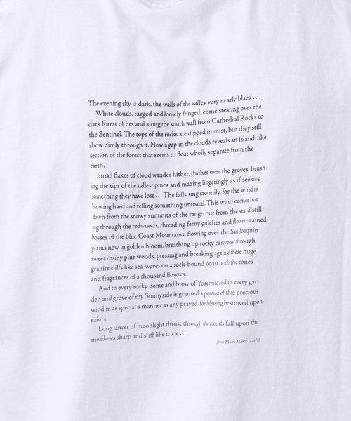 JOURNAL STANDARD(ジャーナルスタンダード)の「【TOM KILLION/トム キリオン】 ヨセミテバレー(Tシャツ/カットソー・メンズ・ホワイト・LARGE/X-LARGE)」の12枚目の写真