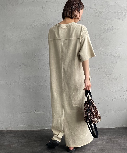 【美品】 ユニバーサルオーバーオールとAMERIの別注ワンピース Lady's】UNIVERSAL OVERALL /SHIRT ONE PIECE - ユニバーサル