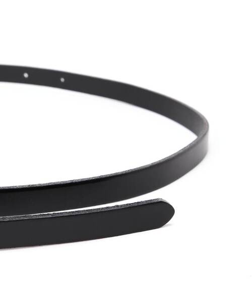 L.H.P(エルエイチピー)の「maison nine/メゾンナイン/プレーンベルト(ベルト・レディース・ブラック・FREE)」の7枚目の写真