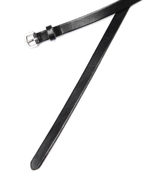 L.H.P(エルエイチピー)の「maison nine/メゾンナイン/プレーンベルト(ベルト・レディース・ブラック・FREE)」の5枚目の写真