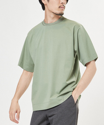ジャガードネック Tシャツ
