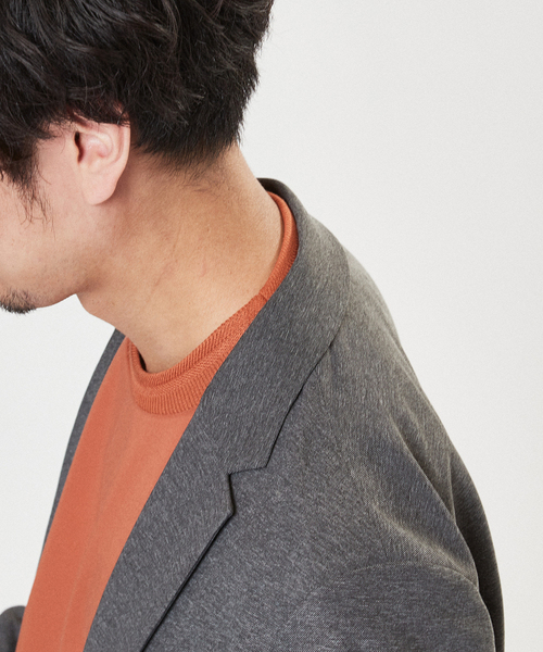 EDIFICE(エディフィス)の「ジャガードネック Tシャツ(Tシャツ/カットソー・メンズ・ホワイト/ブラック/ベージュ/モスグリーン/ホワイト系その他/ブラウン系その他・MEDIUM/LARGE)」の9枚目の写真