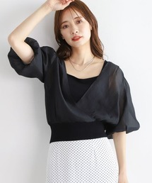 mysty woman | カシュクールシアープルオーバー　356687(Tシャツ/カットソー)