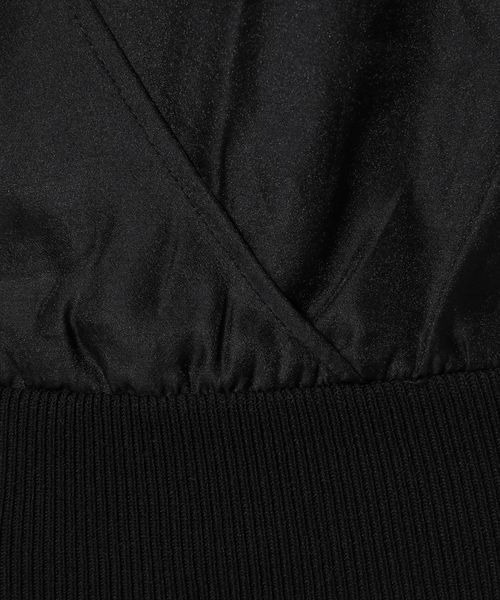 mysty woman（ミスティウーマン）の「カシュクールシアープルオーバー　356687（Tシャツ/カットソー・レディース・ブラック/ベージュ/オフホワイト・FREE）」の16枚目の写真