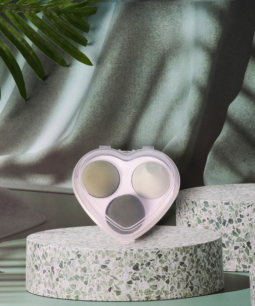 LAC-VERT(ラック・ヴェール)の「メイクスポンジ3種 たまご型/斜線カット/平面カット(パフ・スポンジ・レディース・パープル/ピンク/グリーン/イエロー・FREE)」の16枚目の写真