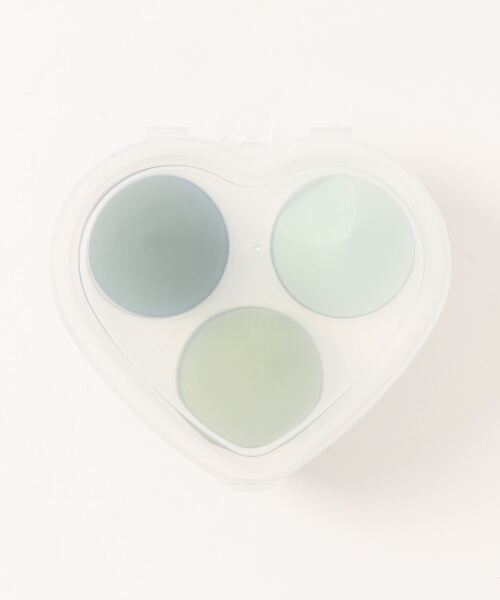 LAC-VERT(ラック・ヴェール)の「メイクスポンジ3種 たまご型/斜線カット/平面カット(パフ・スポンジ・レディース・パープル/ピンク/グリーン/イエロー・FREE)」の5枚目の写真