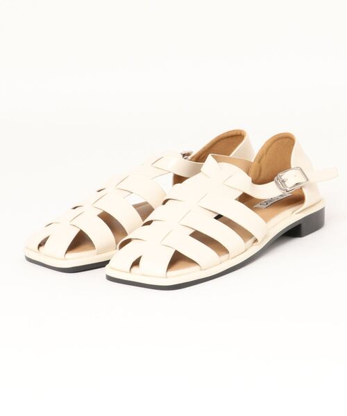 ap retro(アプレトロ)の「グルカサンダル(サンダル・レディース・ブラック/アイボリー・MEDIUM/LARGE)」の10枚目の写真