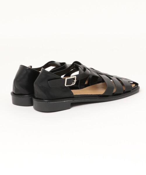 ap retro(アプレトロ)の「グルカサンダル(サンダル・レディース・ブラック/アイボリー・MEDIUM/LARGE)」の4枚目の写真