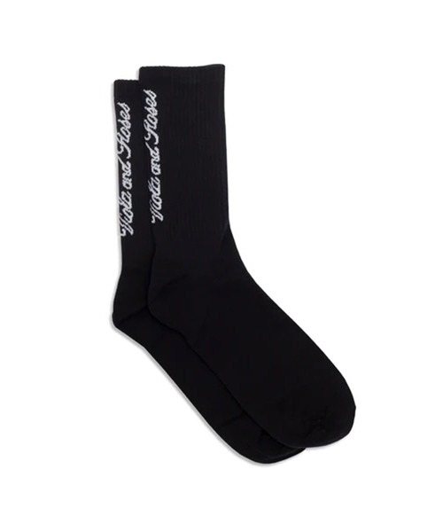 bonjour records（ボンジュールレコーズ）の「【VIOLA&ROSES】SOCKS（ソックス/靴下・メンズ・ホワイト/ブラック/ベージュ・FREE）」の3枚目の写真