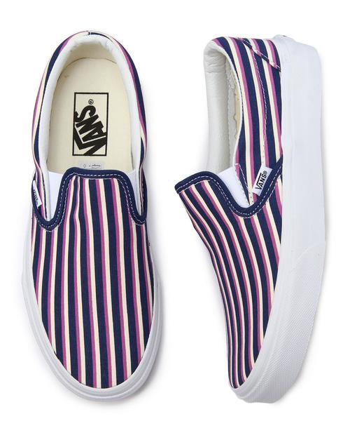 VANS(バンズ)の「VANS COL ST SLIP ON / ヴァンズ /スリッポン(その他シューズ・レディース・コバルトブルー/ネイビー・5/6/5h/4h/6h)」の1枚目の写真