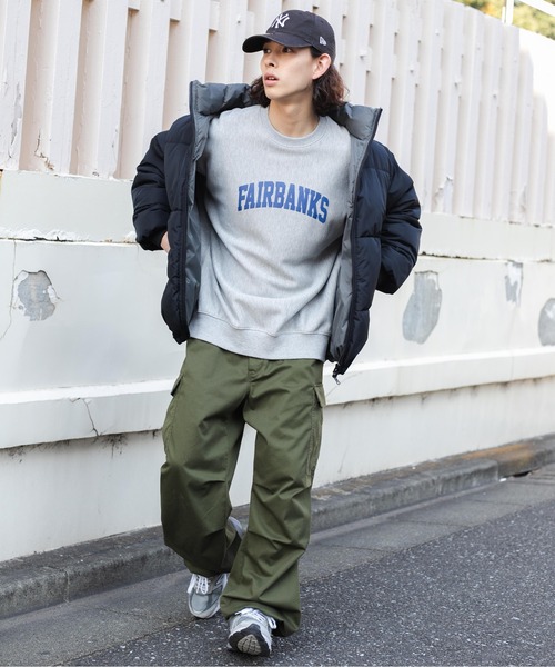 WEGO(ウィゴー)の「WEGO/ヘビーウエイト カレッジプルオーバー(スウェット・メンズ・ネイビー/ダークグリーン/グレー系その他/ブラック/杢グレー/パープル・LARGE/MEDIUM)」の16枚目の写真